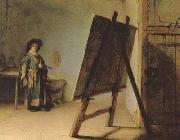 Rembrandt, The Aristst in his Studio (mk08)